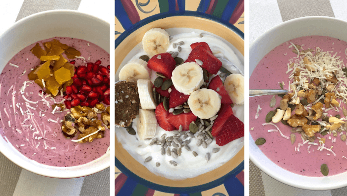 3 healthy Summer brekkie bowls blog header image