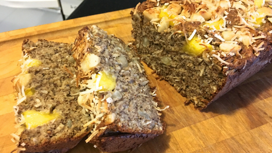 Mango macadamia loaf 1