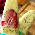Mango chia brekkie pops