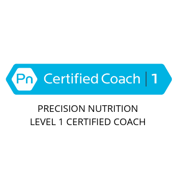 Wendy is a Precision Nutrition certified coach Precision Nutrition certified logo
