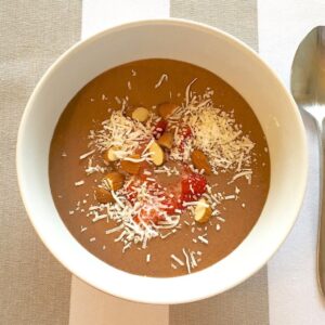 chocolate smoothie bowl