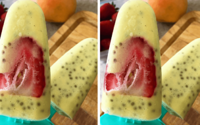Mango Chia Brekkie Pops Recipe