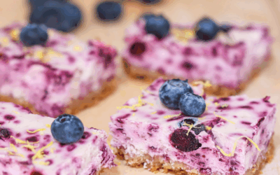 Blueberry Yoghurt Cheesecake Bites Recipe