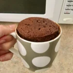 Close up of Chocolate mug cake