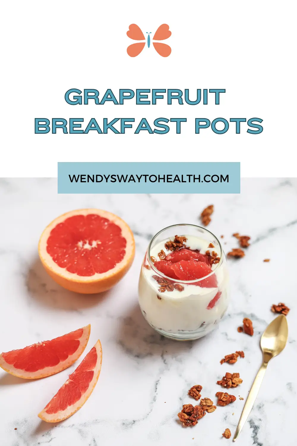 Grapefruit breakfast pots pin image