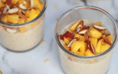 Peach & Honey Overnight Oats Recipe