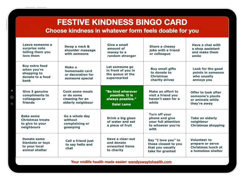 Kindness calendar image
