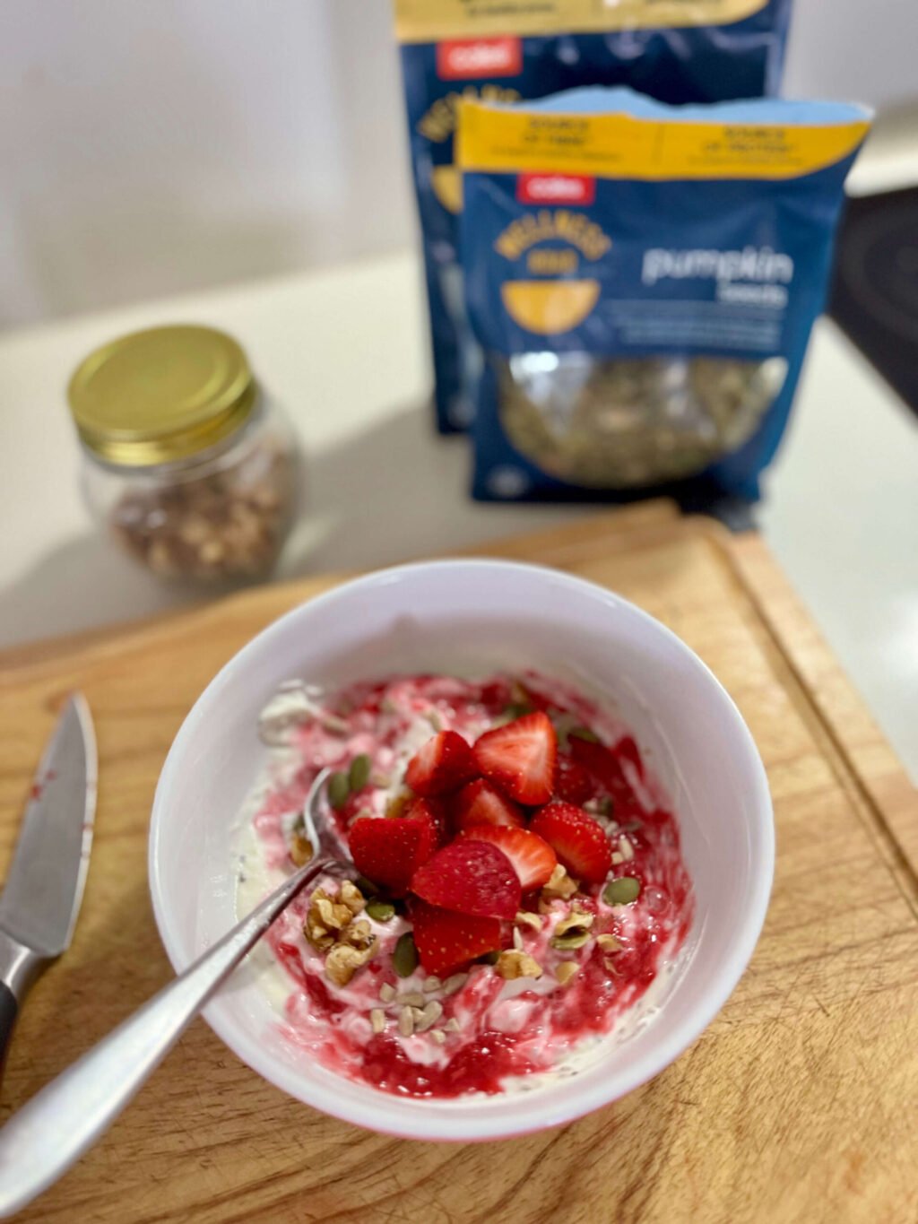 Simply change the toppings of these delicious brekkie bowls for a different one every day