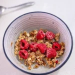 Brekkie crumble before cooking