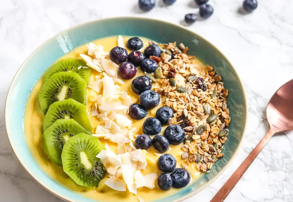 Close up of the tropical sunshine bowl 